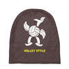 volleyball style sport funny gift present outdoor Baby Beanies