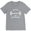 clever gym pun V-Neck Tee
