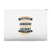 Super Cool Grandson Of A Freaking Awesome Grammy Accessory Pouches