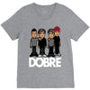 dobre twins dobre brother V-Neck Tee