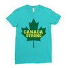 canada strong Ladies Fitted T-Shirt