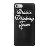 bride's drinking team diamond ring bachelorette iPhone 7 Case
