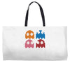 cool retro 80s pacman ghosts video games Weekender Totes