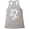 leo zodiac Racerback Tank