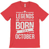 legends are born in october T-Shirt