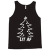 lit af christmas tree Tank Top