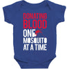 donating blood one mosquito funny Baby Bodysuit
