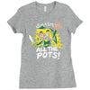 smash all the pots clearance Ladies Fitted T-Shirt