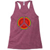 watermelon peace sign Racerback Tank