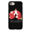 lung cancer awaneress iPhone 8 Case