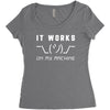 It Works On My Machine Women's Triblend Scoop T-shirt
