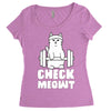 gym cat workout Women's Triblend Scoop T-shirt
