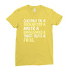 natural queens rock Ladies Fitted T-Shirt