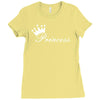 princess sticker vinyl decal die cut   girl crown car window baby wall Ladies Fitted T-Shirt