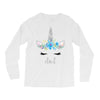 birthday unicorn family series dad Long Sleeve Shirts