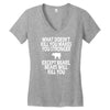 bears kill you Women's V-Neck T-Shirt