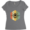 Vintage Bee Women's Triblend Scoop T-shirt