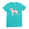 flower Ladies Fitted T-Shirt