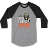 This Girl Loves Her Labrador Retriever 3/4 Sleeve Shirt