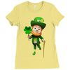 DABBİNG LEPRECHAUN Ladies Fitted T-Shirt