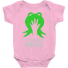 the green frog Baby Bodysuit