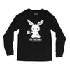 too early (black) Long Sleeve Shirts