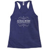 judge more everybody knows you are perfect Racerback Tank