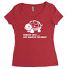 always late worth wait funny turtle tee Women's Triblend Scoop T-shirt