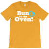 Bun in the Oven with Heart Baby Boy T-Shirt