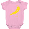 retro velvet underground andy warhol banana rock black t shirt sz s m Baby Onesie
