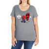 unicorn spidey Ladies Curvy T-Shirt