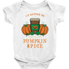 i'd rather be drinking pumpkin spice Baby Bodysuit