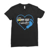 happy feet Ladies Fitted T-Shirt