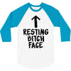 resting bitch face 3/4 Sleeve Shirt