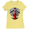 spray the towwn Ladies Fitted T-Shirt