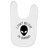 i don't believe in humans Baby Bibs