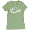 never get bored in bedford Ladies Fitted T-Shirt