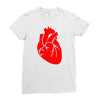 heart Ladies Fitted T-Shirt