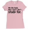 my life feels Ladies Fitted T-Shirt