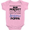 awesome poppa Baby Bodysuit