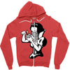 snow white Zipper Hoodie