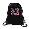 french bulldog mom Drawstring Bags