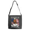 Honor Those Who Place Their Life On The Line Adjustable Strap Totes