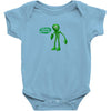 green man dance says hello 2018 Baby Bodysuit