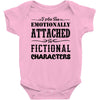 i am too emotionally attached to fictional characters Baby Bodysuit