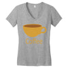 coffee (4) Women's V-Neck T-Shirt