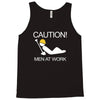 caution men at work Tank Top