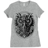 owl Ladies Fitted T-Shirt