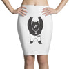 Black Bear Metal Pencil Skirts