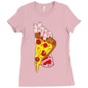 pizza slut Ladies Fitted T-Shirt
